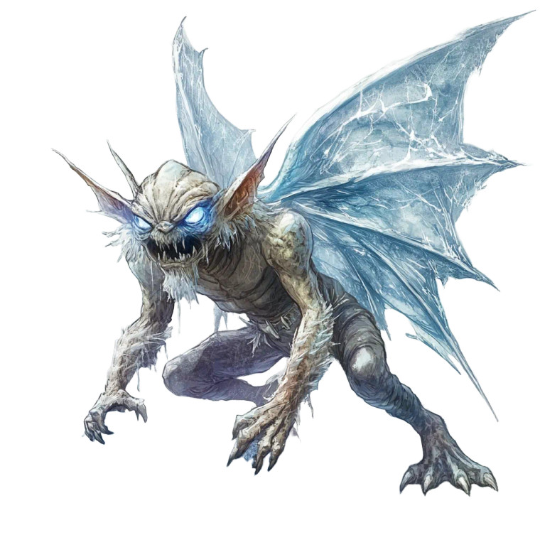 Ice Mephits Vinyl Car Decal Sticker – Waterproof & UV-Resistant 8"