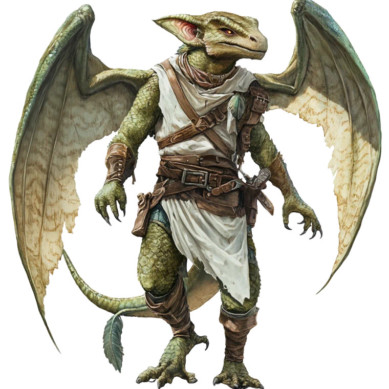 Winged Kobold Token Vinyl Car Decal Sticker – Waterproof & UV-Resistant 8"