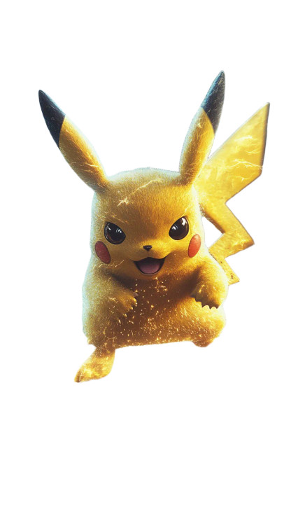 Epic Pikachu Pose V3 Vinyl Car Decal Sticker – Waterproof & UV-Resistant 8"