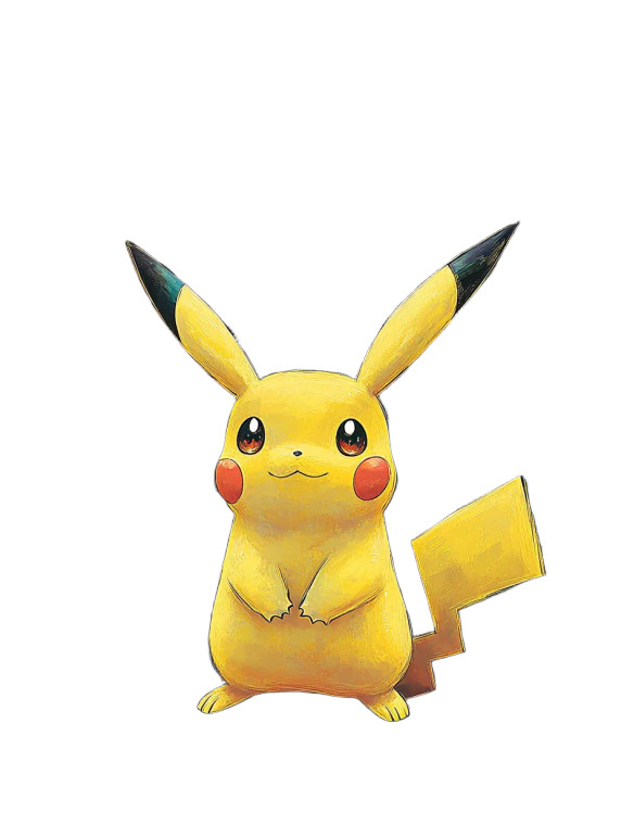 Fantasy Pikachu Vinyl Car Decal Sticker – Waterproof & UV-Resistant 8"