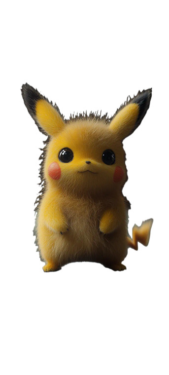 Tiny Disheveled Pikachu Vinyl Car Decal Sticker – Waterproof & UV-Resistant 8"