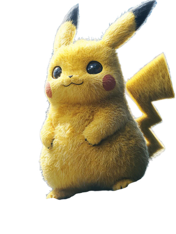 Colossal Pikachu Everest Vinyl Car Decal Sticker – Waterproof & UV-Resistant 8"