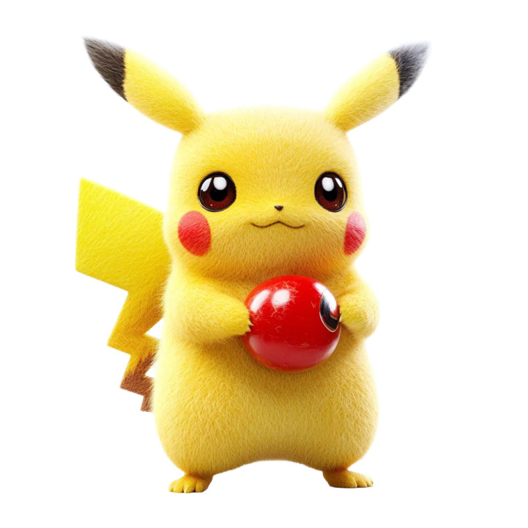 Pikachu Original V2 Vinyl Car Decal Sticker – Waterproof & UV-Resistant 8"