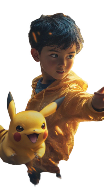 Pokemon Battle Boy Vinyl Car Decal Sticker – Waterproof & UV-Resistant 8"