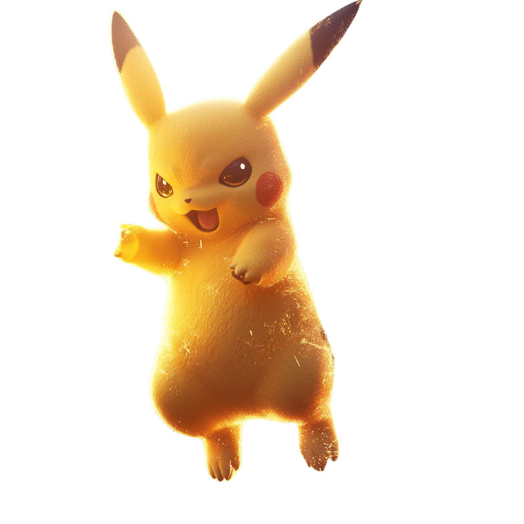 Pikachu'S Golden Leap Vinyl Car Decal Sticker – Waterproof & UV-Resistant 8"