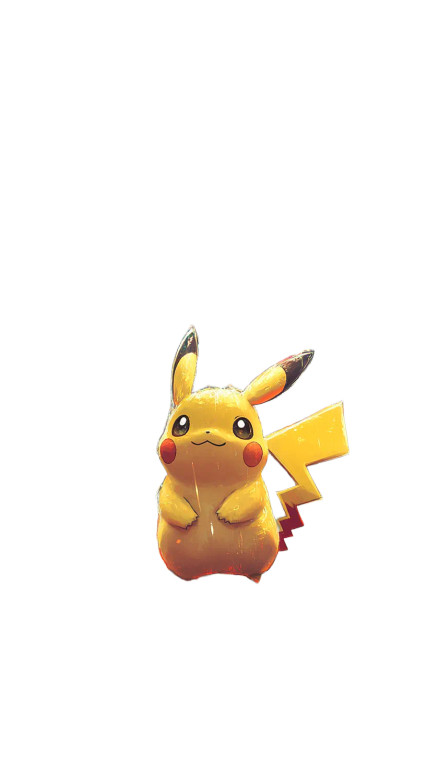 Pikachu In Rain V2 Vinyl Car Decal Sticker – Waterproof & UV-Resistant 8"