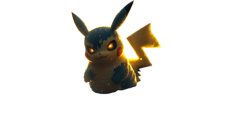 Fierce Pikachu Battle V2 Vinyl Car Decal Sticker – Waterproof & UV-Resistant 8"