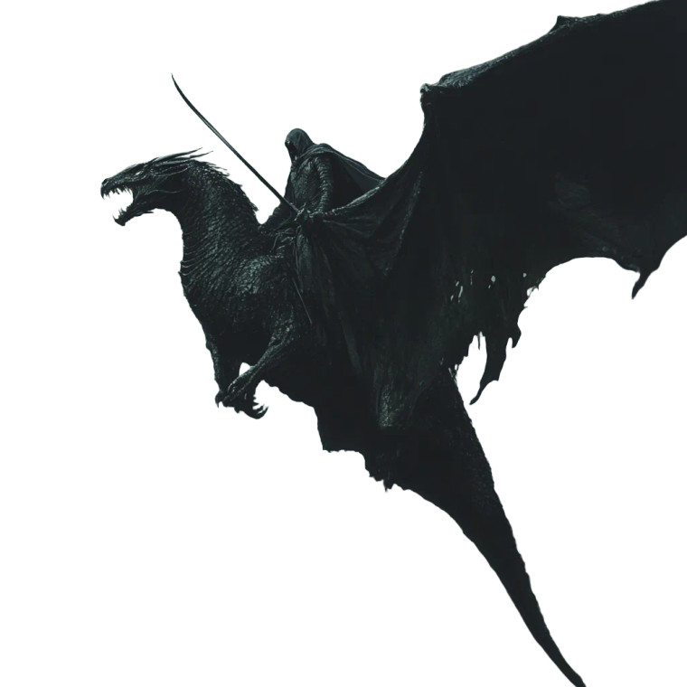 Nazgûl On Wyvern Vinyl Car Decal Sticker – Waterproof & UV-Resistant 8"