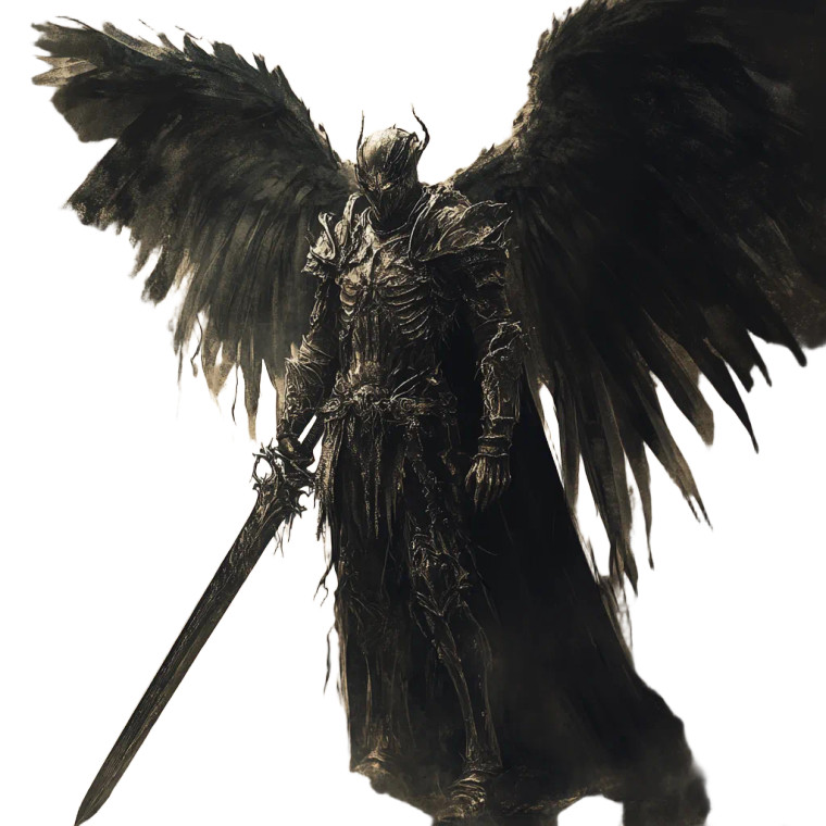 Dark Villain Knight V2 Vinyl Car Decal Sticker – Waterproof & UV-Resistant 8"