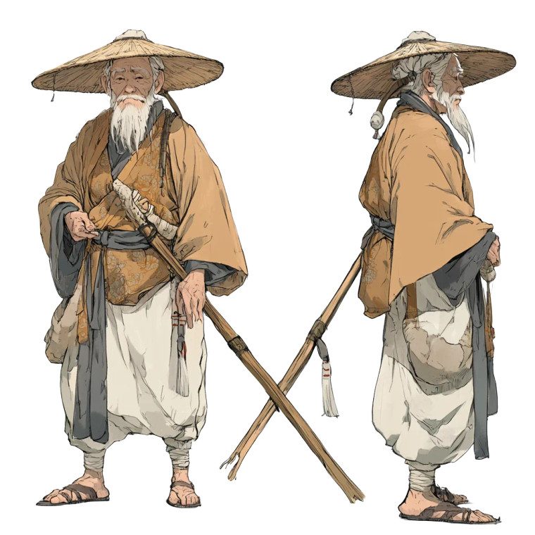 Ancient Boatman Design Vinyl Car Decal Sticker – Waterproof & UV-Resistant 8"