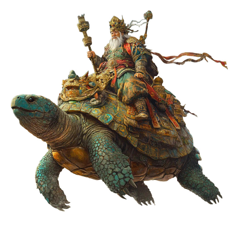 Divine God Emperor Vinyl Car Decal Sticker – Waterproof & UV-Resistant 8"