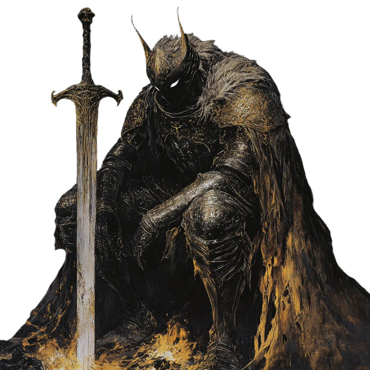 Dark Fantasy Knight V27 Vinyl Car Decal Sticker – Waterproof & UV-Resistant 8"