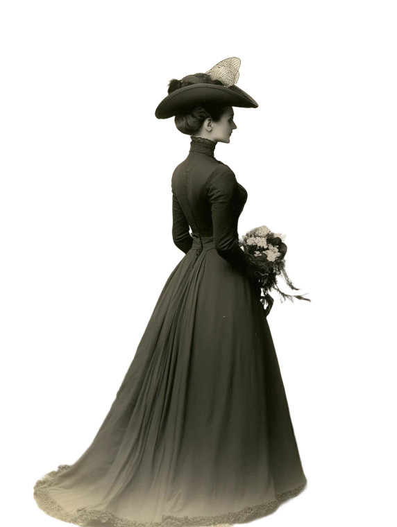 Victorian Alien Housewife Vinyl Car Decal Sticker – Waterproof & UV-Resistant 8"