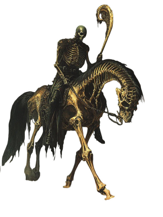 Death'S Pale Ride Vinyl Car Decal Sticker – Waterproof & UV-Resistant 8"