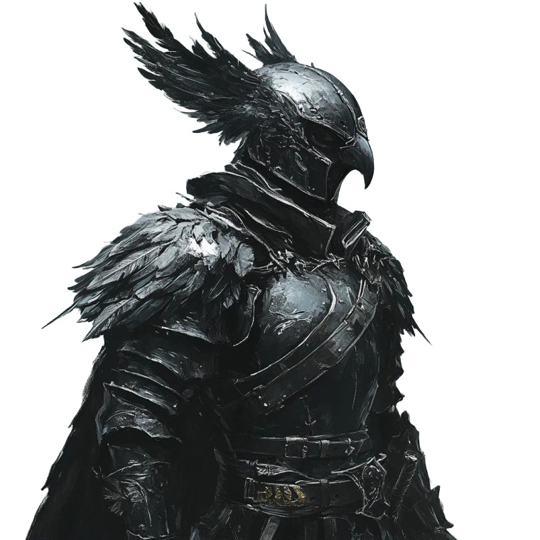 Medieval Armored Soldier V2 Vinyl Car Decal Sticker – Waterproof & UV-Resistant 8"