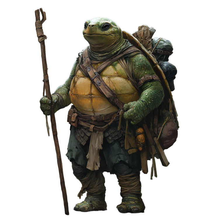 Turtle Man Vinyl Car Decal Sticker – Waterproof & UV-Resistant 8"