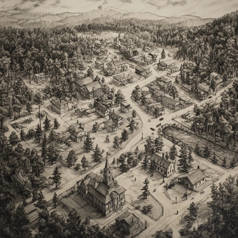 Bogg'S Holler Map Vinyl Car Decal Sticker – Waterproof & UV-Resistant 8"