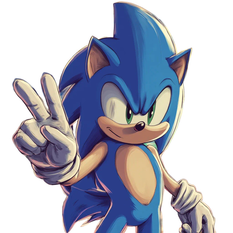 Sonic At Retronation Vinyl Car Decal Sticker – Waterproof & UV-Resistant 8"