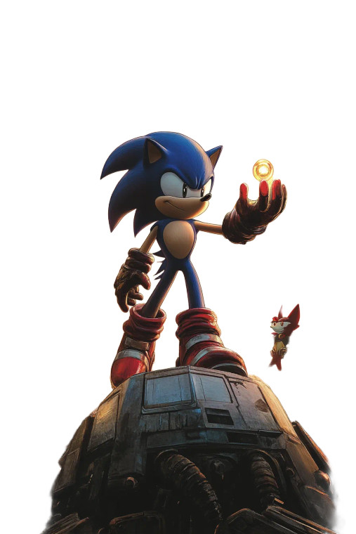 Sonic'S Triumph Vinyl Car Decal Sticker – Waterproof & UV-Resistant 8"