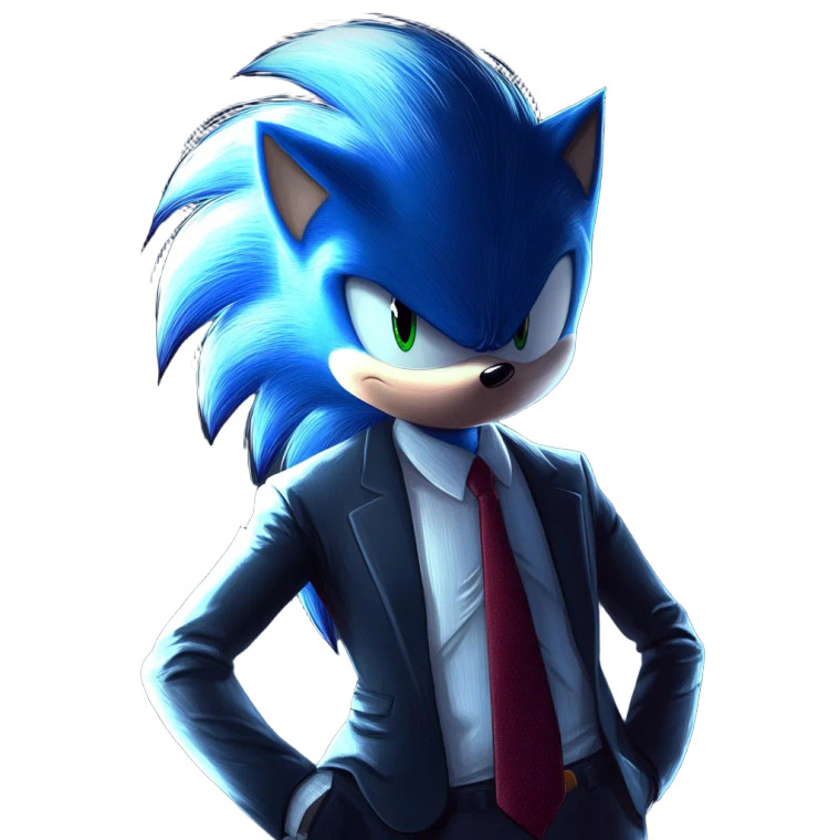 Business Hedgehog Vinyl Car Decal Sticker – Waterproof & UV-Resistant 8"