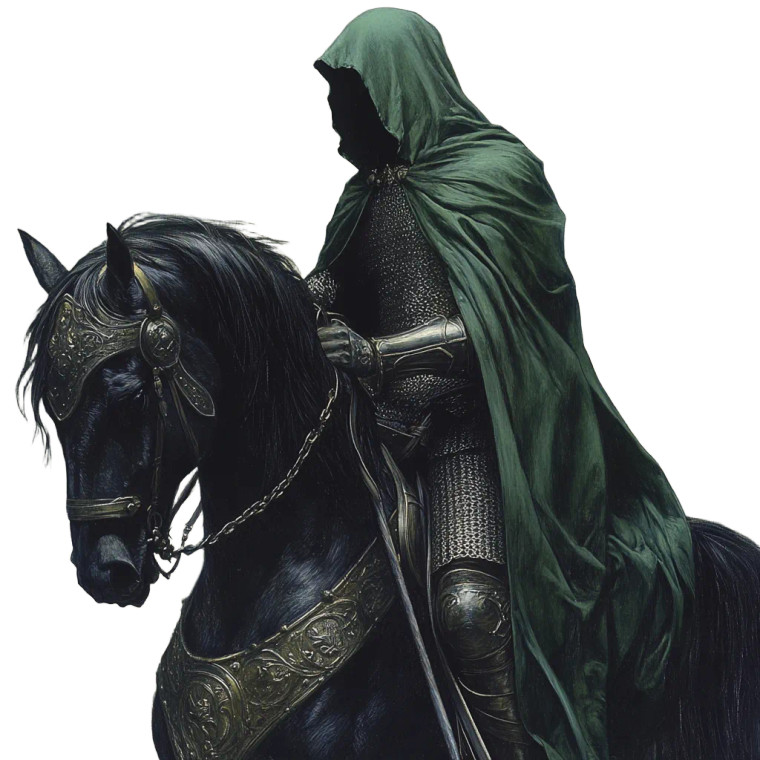 Pale Warrior Riding Vinyl Car Decal Sticker – Waterproof & UV-Resistant 8"