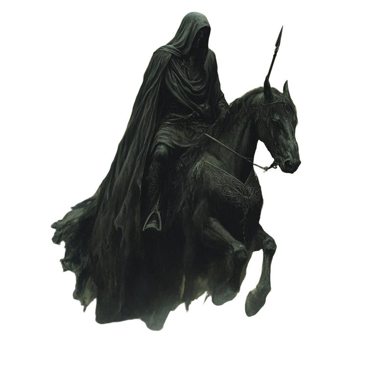 Nazgul Vinyl Car Decal Sticker – Waterproof & UV-Resistant 8"