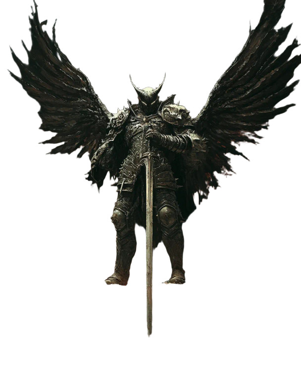 Dark Armored Figure V2 Vinyl Car Decal Sticker – Waterproof & UV-Resistant 8"