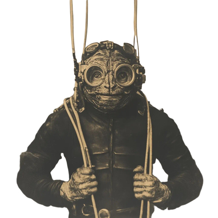 Grotesque Sea Creature Vinyl Car Decal Sticker – Waterproof & UV-Resistant 8"