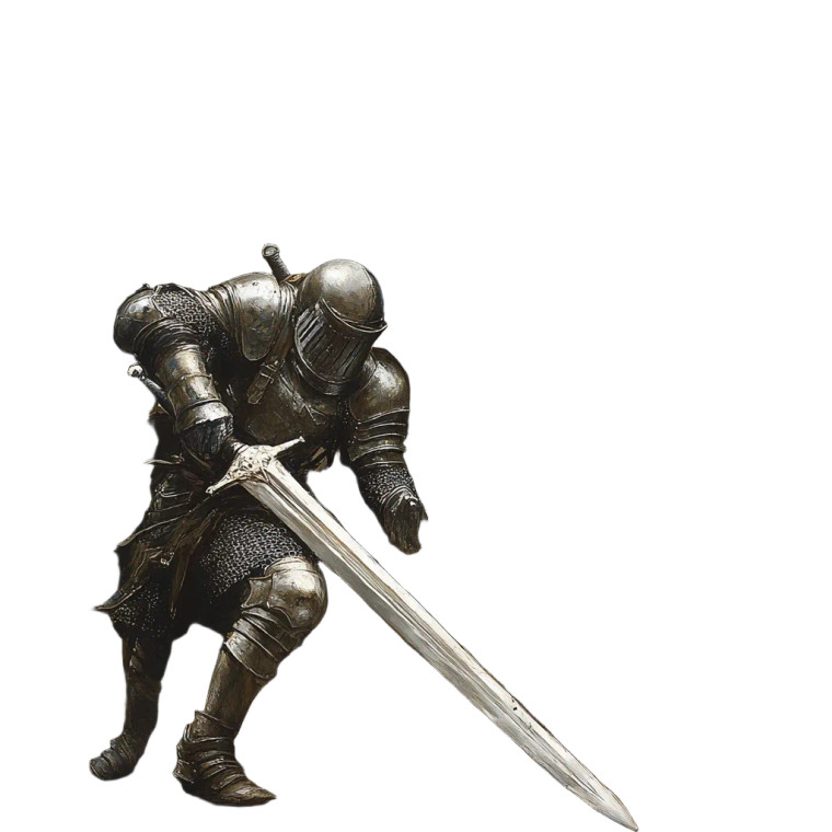 Medieval Knight Vs Monsters Vinyl Car Decal Sticker – Waterproof & UV-Resistant 8"