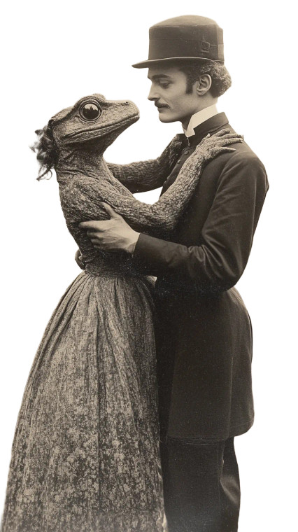 Vaudeville Dance Duo V3 Vinyl Car Decal Sticker – Waterproof & UV-Resistant 8"