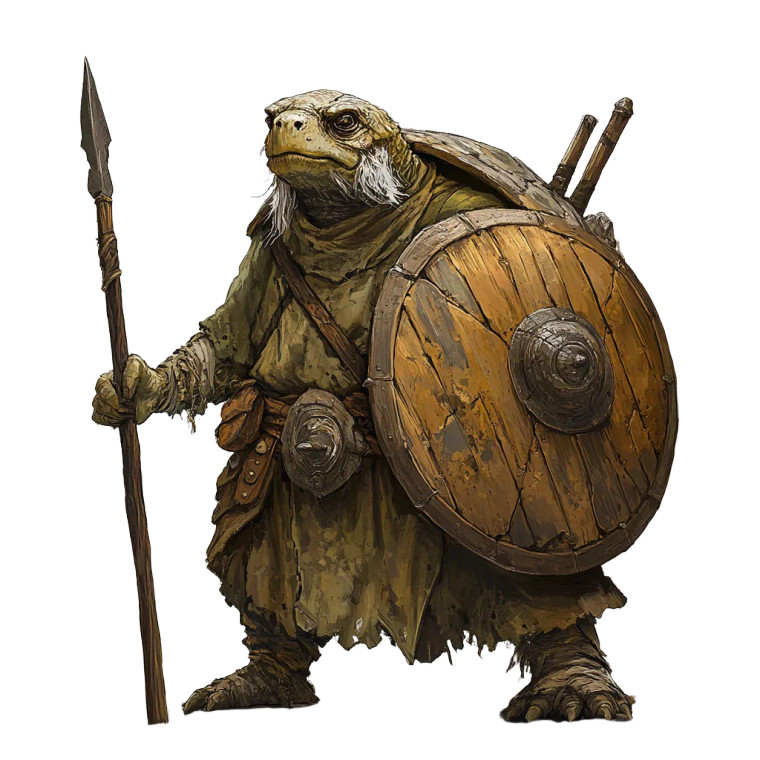 Old Tortle Druid V2 Vinyl Car Decal Sticker – Waterproof & UV-Resistant 8"