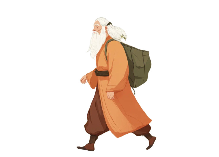 Ancient Herbalist Vinyl Car Decal Sticker – Waterproof & UV-Resistant 8"