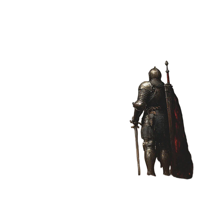 Knight Over Hell Vinyl Car Decal Sticker – Waterproof & UV-Resistant 8"