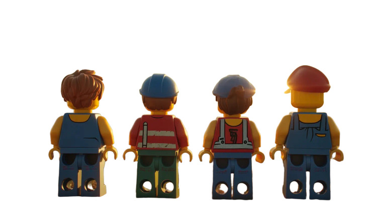 Lego Animation Scene Vinyl Car Decal Sticker – Waterproof & UV-Resistant 8"