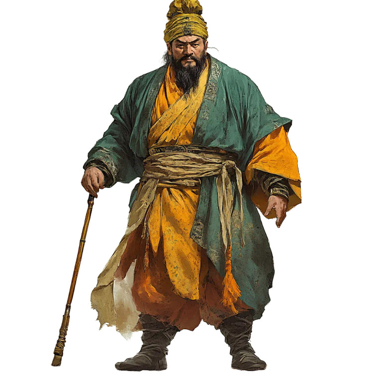 Berserker Monk Vinyl Car Decal Sticker – Waterproof & UV-Resistant 8"