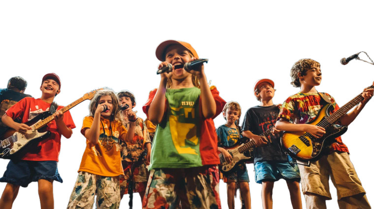 Joyful Concert Performance Vinyl Car Decal Sticker – Waterproof & UV-Resistant 8"