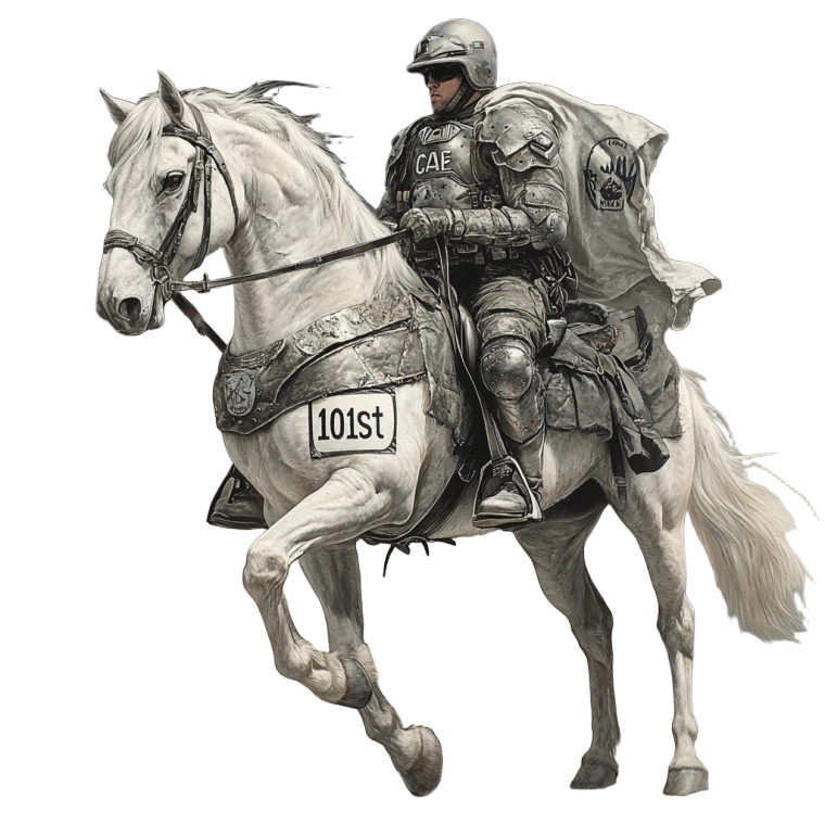 Armored War Horse Vinyl Car Decal Sticker – Waterproof & UV-Resistant 8" Armored War Horse Vinyl Car Decal Sticker – Waterproof & UV-Resistant 8"