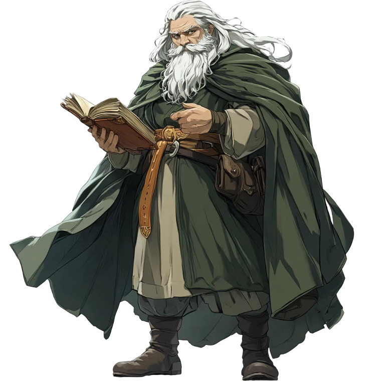 Duergar Wizard Vinyl Car Decal Sticker – Waterproof & UV-Resistant 8"