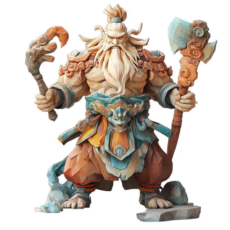 Giant Spirit God V2 Vinyl Car Decal Sticker – Waterproof & UV-Resistant 8"