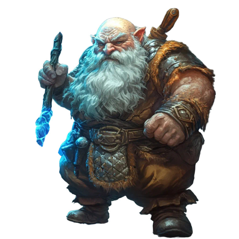 Gnome Warrior Rock Vinyl Car Decal Sticker – Waterproof & UV-Resistant 8"