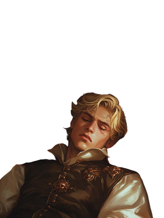 Terrified Prince And Dragon Vinyl Car Decal Sticker – Waterproof & UV-Resistant 8"