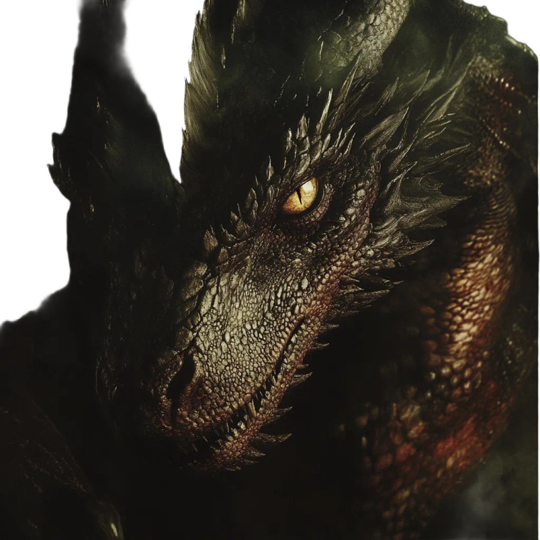 Fierce Dragon V3 Vinyl Car Decal Sticker – Waterproof & UV-Resistant 8"