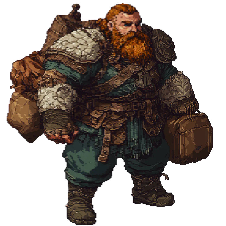 Gritty Dwarf Outcast Vinyl Car Decal Sticker – Waterproof & UV-Resistant 8"