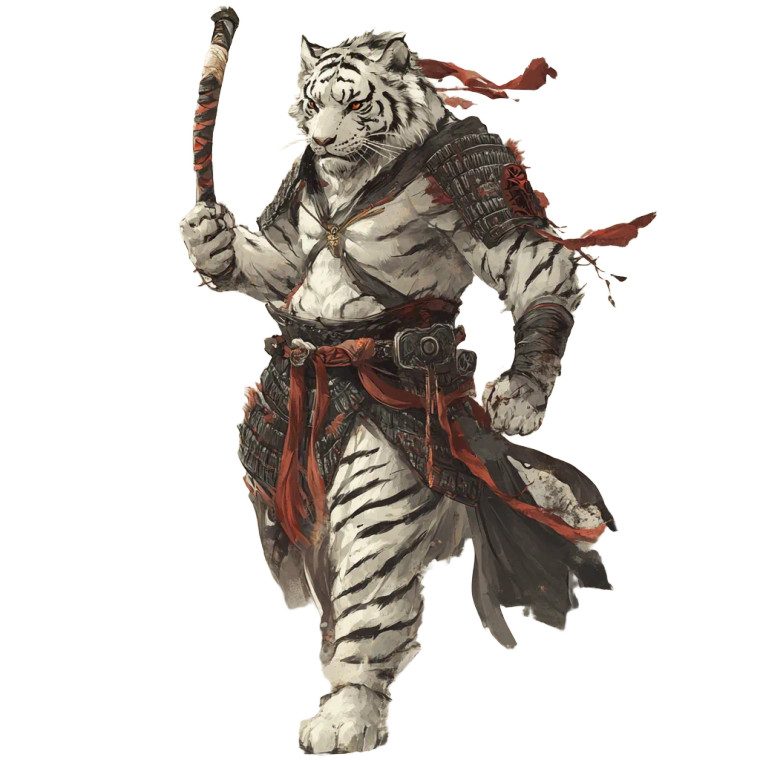 White Tiger Spirit Vinyl Car Decal Sticker – Waterproof & UV-Resistant 8"