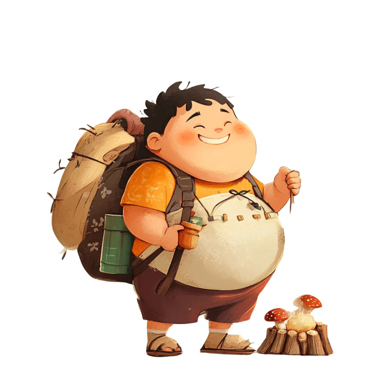 Chubby Steam Boy Vinyl Car Decal Sticker – Waterproof & UV-Resistant 8" Chubby Steam Boy Vinyl Car Decal Sticker – Waterproof & UV-Resistant 8"