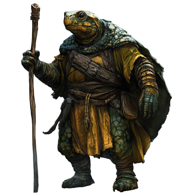 Tortle Druid V7 Vinyl Car Decal Sticker – Waterproof & UV-Resistant 8"
