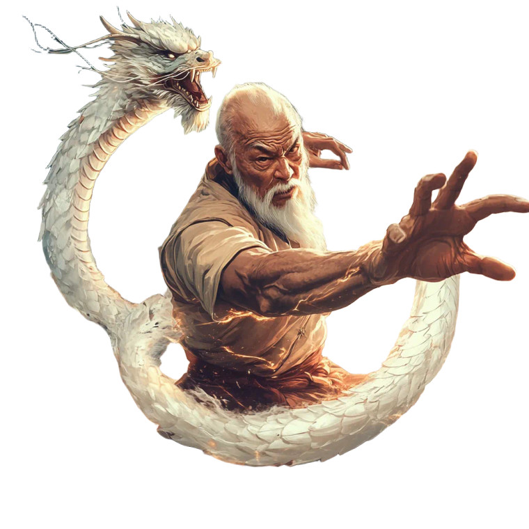 Dragon Palm Strike Vinyl Car Decal Sticker – Waterproof & UV-Resistant 8"