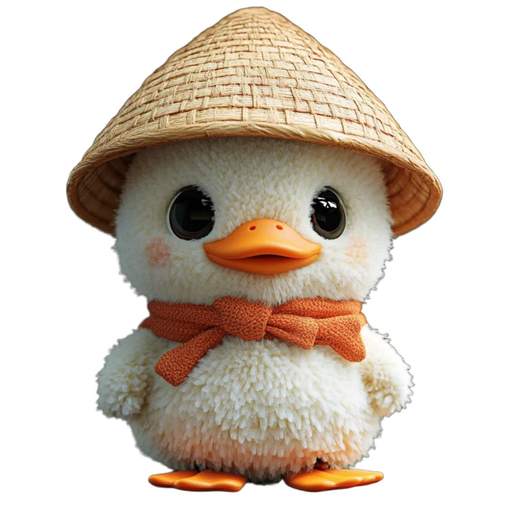 Duck-Faced Labubu Vinyl Car Decal Sticker – Waterproof & UV-Resistant 8"