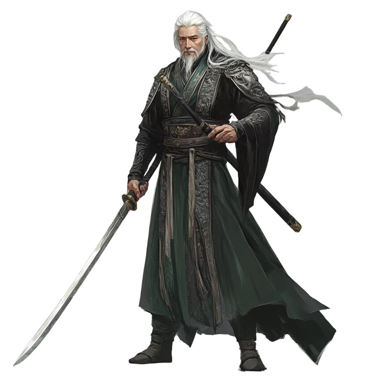 Ancient Chinese General V4 Vinyl Car Decal Sticker – Waterproof & UV-Resistant 8"