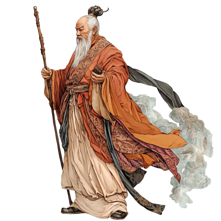 Ancient Monk Xuanzang Vinyl Car Decal Sticker – Waterproof & UV-Resistant 8"